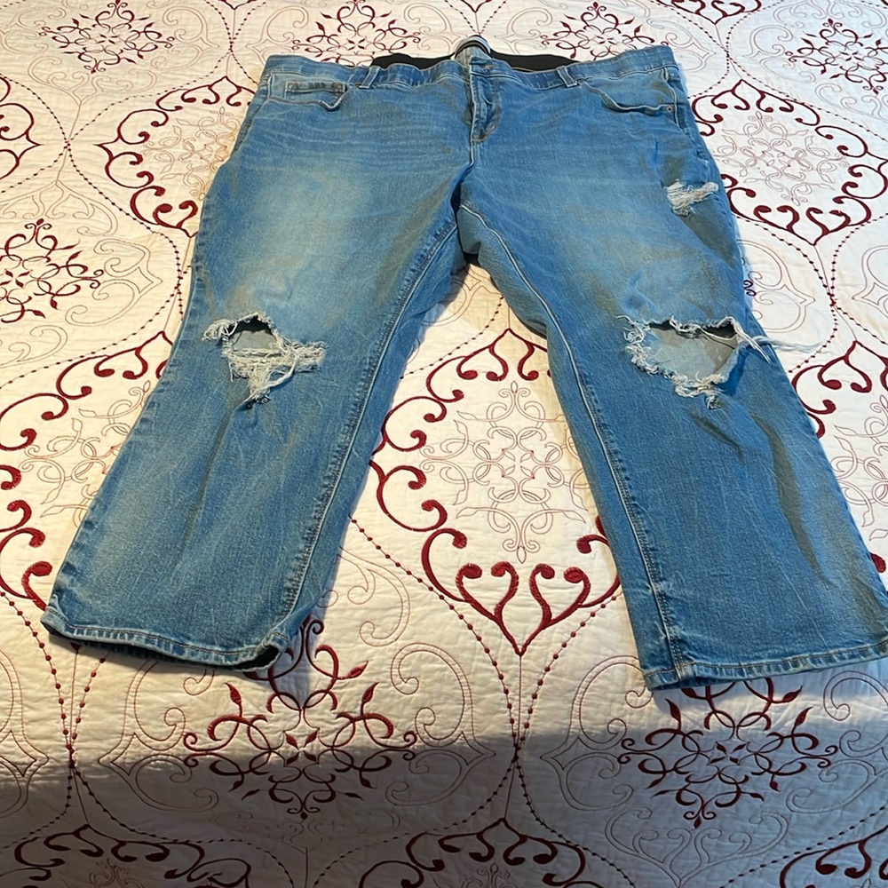 Plus size straight leg jeans old navy
